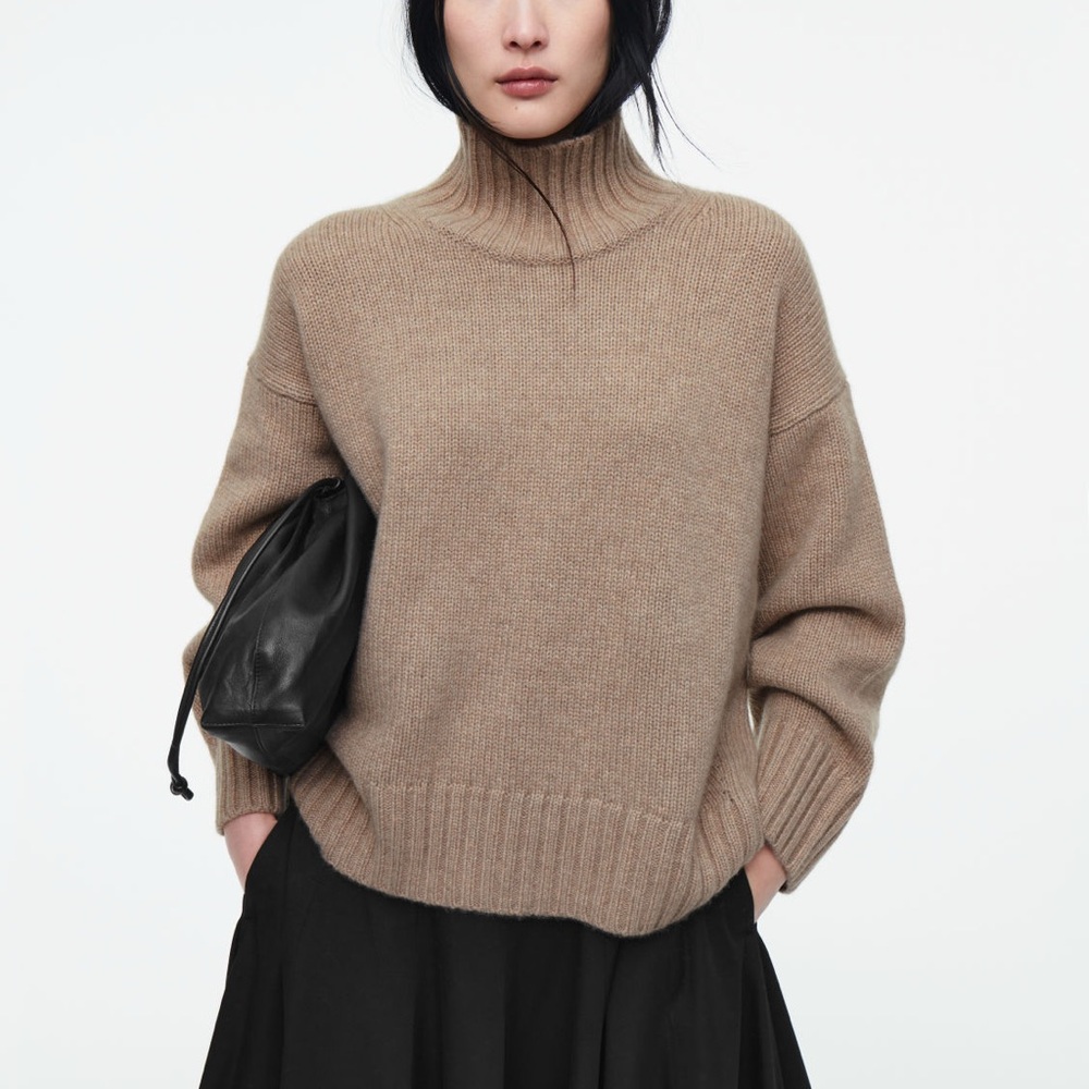 COS chunky pure cashmere sweater